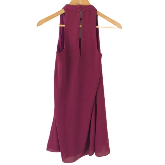 Lulu’s Magenta Swing Dress - Picture 4 of 8